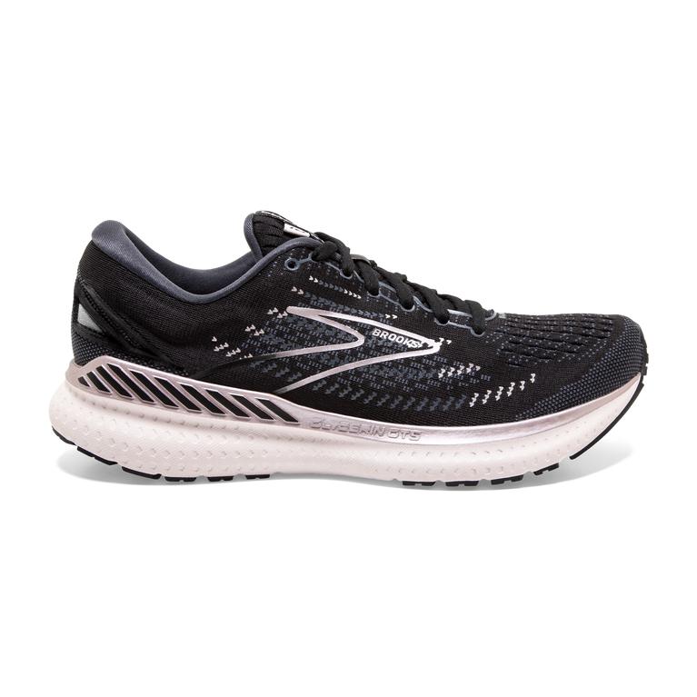 Brooks Women's Glycerin GTS 19 Max-Cushion Road Running Shoes - Black/Ombre/Metallic/MistyRose (KPAV